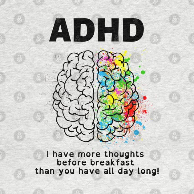 ADHD More Thoughts Before Breakfast by MyNDLife